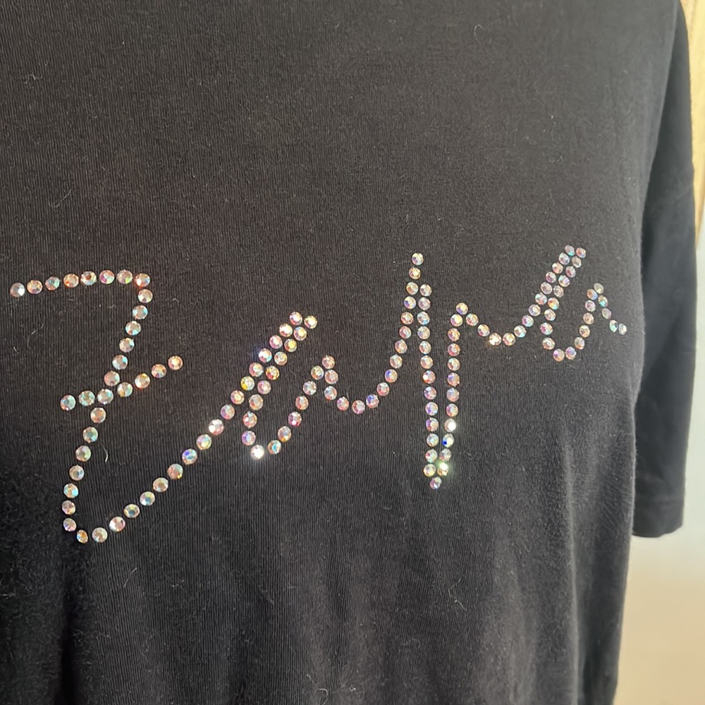 Linea T Rhinestone “Zapa” T-Shirt (S) - Picture 2 of 6